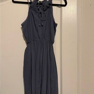 Abercrombie & Fitch Gray Midi Dress